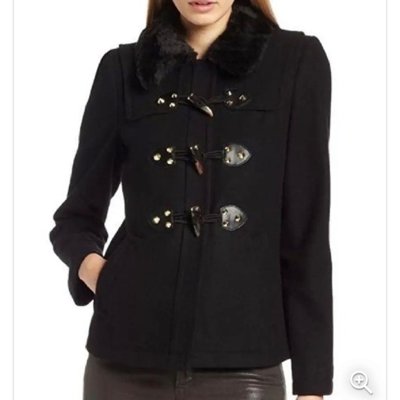 Juicy Couture Wool Toggle Coat - Picture 1 of 10